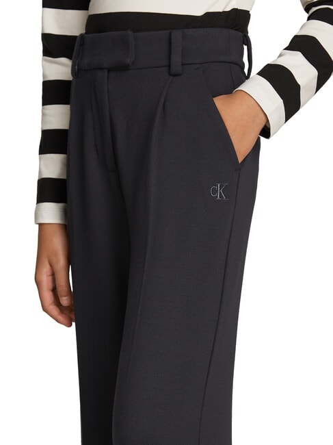 CK KIDS Gerade geschnittene Mädchenhose ck schwarz - Kinderhosen