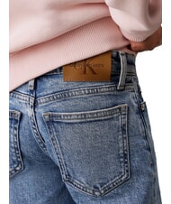 CALVIN KLEIN CK KIDS Relaxed Fit Jeans mit weitem Bein für Mädchen Salz und Pfeffer blau - Kinderhosen - 3