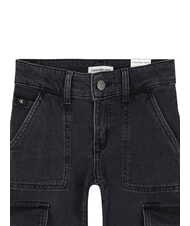 CALVIN KLEIN CK KIDS Kinderjeans mit Taschen anthrazitgrau rgd - Kinderhosen - 4