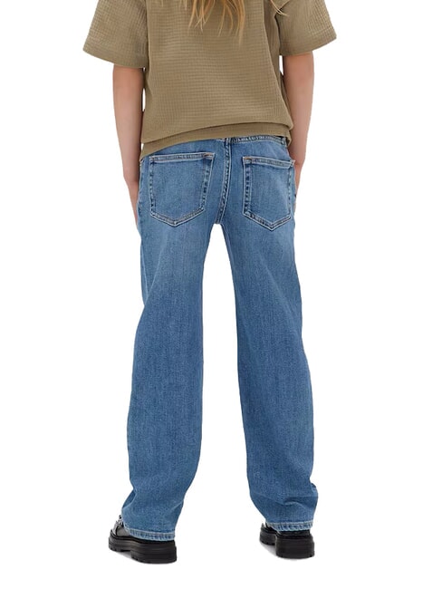 CK KIDS Wide Leg Jeans für Kinder gewaschener blauer Held - Kinderhosen