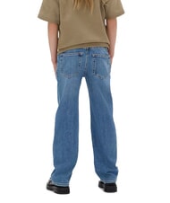 CALVIN KLEIN CK KIDS Wide Leg Jeans für Kinder gewaschener blauer Held - Kinderhosen - 2