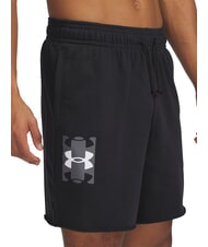 UNDER ARMOUR RIVAL TERRY Shorts Schwarz - Hosen Herren - 3