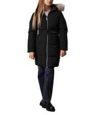 CALVIN KLEIN CK KIDS Lange Daunenjacke für Mädchen mit Kapuze ck schwarz - Kinder Jacken - 5