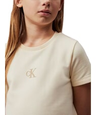 CALVIN KLEIN CK KIDS Baumwollkleid für Babymädchen Nachglühen - Kleider für kleine Mädchen - 3