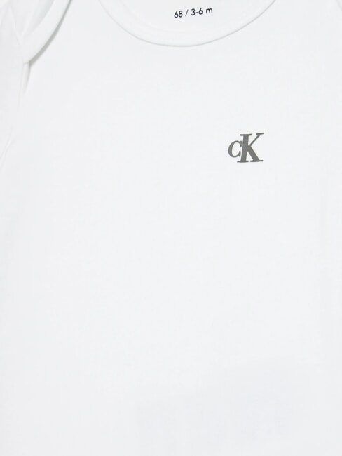 CK KIDS 2er-Set Babybodys rosa Sand / strahlendes Weiß - Strampler und Baby-Outfits