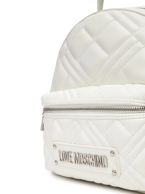 QUILTED Rucksack mit Tasche Weiß - Damentaschen