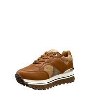 ALVIERO MARTINI PRIMA CLASSE GEO JR Plateau-Sneaker Leder / Geobeige - Damenschuhe - 5