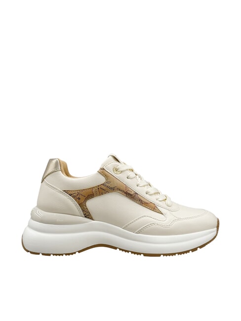 GEO JR High-Top-Sneaker gebrochenes Weiß/Geo-Beige - Damenschuhe