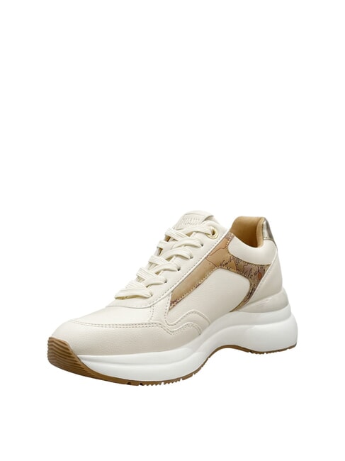 GEO JR High-Top-Sneaker gebrochenes Weiß/Geo-Beige - Damenschuhe
