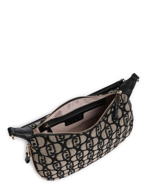 KALISKA Tasche aus Jacquard-Stoff mit Doppelfunktion Tabak - Damentaschen