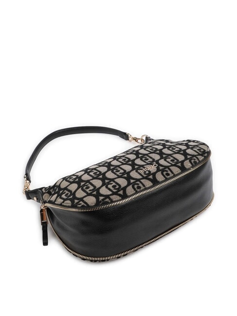 KALISKA Tasche aus Jacquard-Stoff mit Doppelfunktion Tabak - Damentaschen