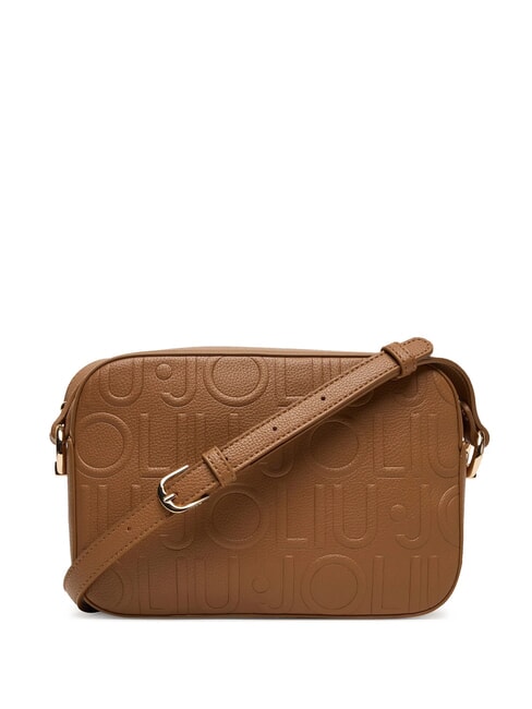 MANHATTAN Mittelgroße Kameratasche mit geprägtem Logo Wildleder- - Damentaschen