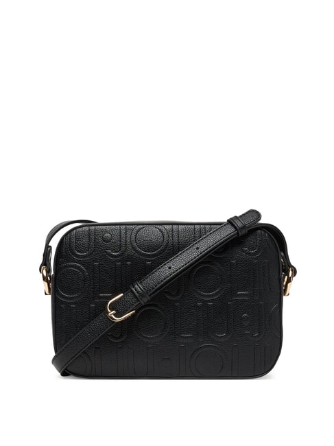 MANHATTAN Mittelgro&szlig;e Kameratasche mit gepr&auml;gtem Logo SCHWARZ - Damentaschen