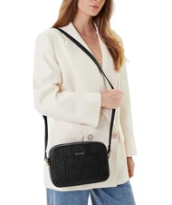 LIUJO MANHATTAN Mittelgro&szlig;e Kameratasche mit gepr&auml;gtem Logo SCHWARZ - Damentaschen - 5