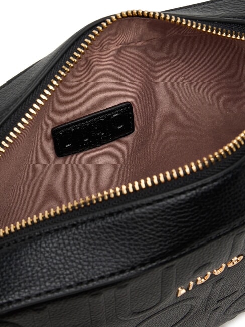 MANHATTAN Mittelgro&szlig;e Kameratasche mit gepr&auml;gtem Logo SCHWARZ - Damentaschen