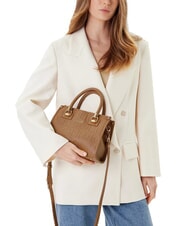 LIUJO MANHATTAN Kleine Handtasche mit Logoprägung Wildleder- - Damentaschen - 5