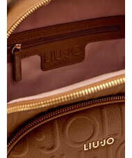 LIUJO MANHATTAN Mittelgroßer Rucksack mit geprägtem Logo Wildleder- - Damentaschen - 7