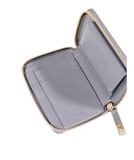 LIUJO CALIWEN Mittelgroße Saffiano-Geldbörse mit Rundum-Reißverschluss Anthrazit - Brieftaschen Damen - 2