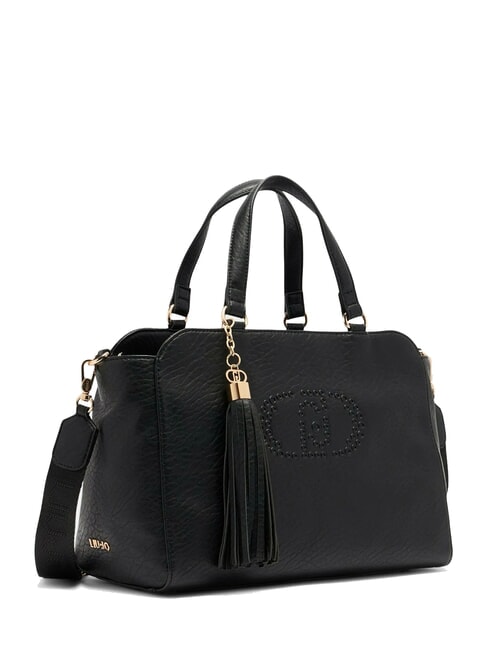 SAMIANA Mittelgroße Handtasche mit Schultergurt SCHWARZ - Damentaschen