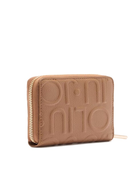 CALIWEN Mittelgroße Brieftasche mit Rundum-Reißverschluss Wildleder- - Brieftaschen Damen