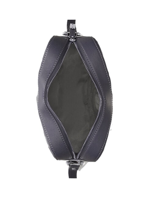 MANHATTAN Mittelgroße Kameratasche mit geprägtem Logo Anthrazit met. - Damentaschen