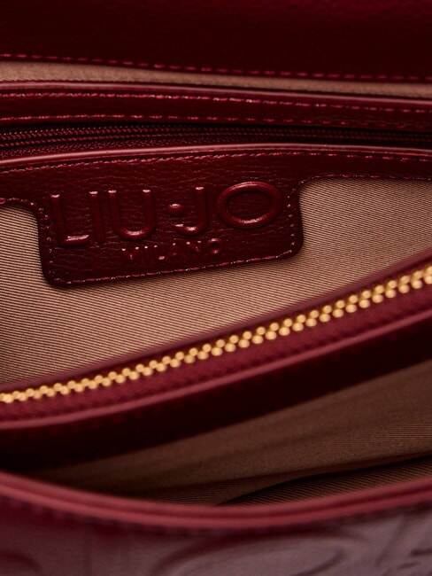 MANHATTAN Wandelbare Tasche mit Klappe Rotwein - Damentaschen