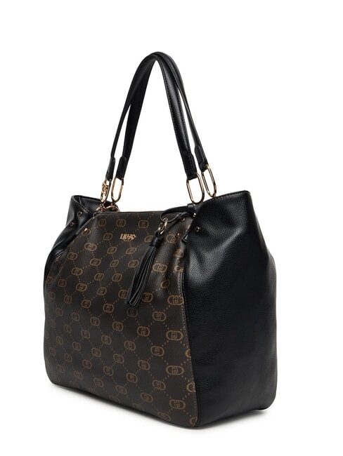 CIRRY Große Tragetasche mit Quaste SCHWARZ - Damentaschen