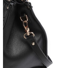 LIUJO MANHATTAN Mittelgroße Umhängetasche mit Logo SCHWARZ - Damentaschen - 3