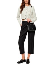 LIUJO CALIWEN Wandelbare Umhängetasche mit Kette SCHWARZ - Damentaschen - 6