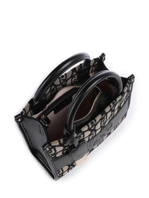 RIDHI Stoff-Tragetasche mit Schultergurt SCHWARZ - Damentaschen