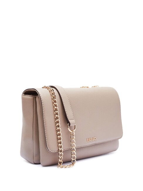 CALIWEN Wandelbare Umhängetasche mit Kette Wüstentaupe - Damentaschen