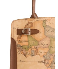 ALVIERO MARTINI PRIMA CLASSE VALLEY GEO Schulter-Einkaufstasche Kastanie - Damentaschen - 3