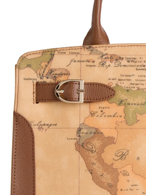 VALLEY GEO Handtasche mit Schultergurt Kastanie - Damentaschen