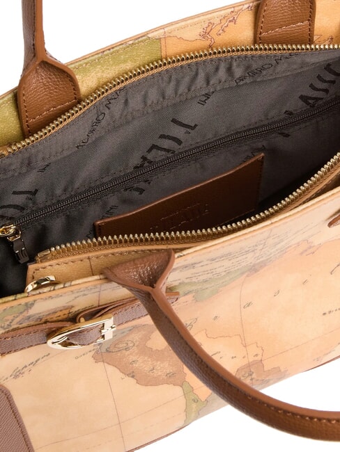 VALLEY GEO Handtasche mit Schultergurt Kastanie - Damentaschen