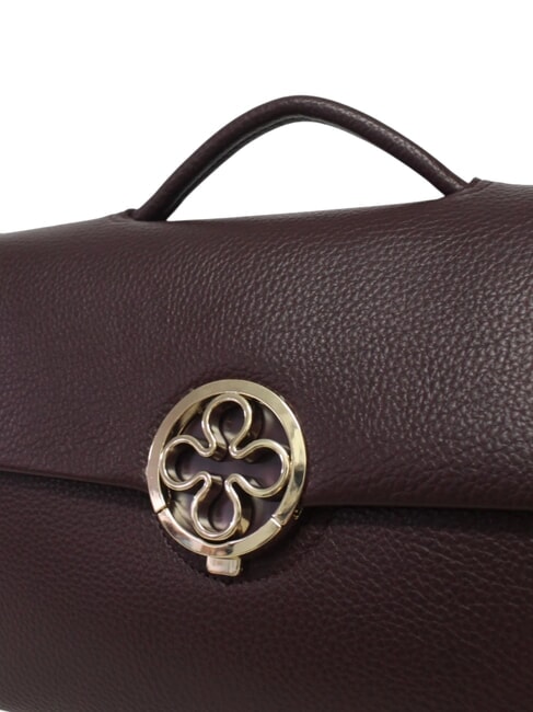 FEDERICA Große Handtasche mit Schultergurt Bordeaux - Damentaschen