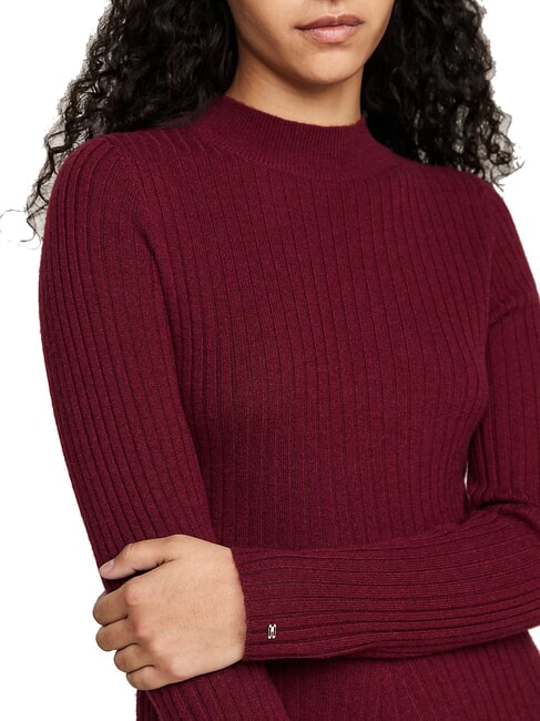 TH  Wollkleid tiefrot - Damenkleider