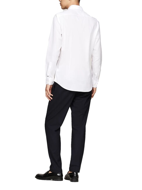 TH  Langärmliges Baumwollhemd optisches Weiß - Herrenhemden