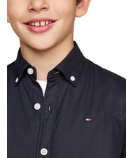 TOMMY HILFIGER TH KIDS Langärmliges Baumwollhemd Wüstenhimmel - Kinderhemden - 3