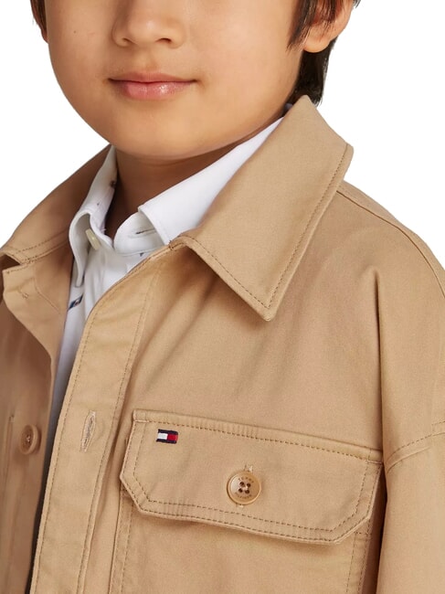 TH KIDS Overshirt-Jacke klassisches Khaki - Kinderhemden