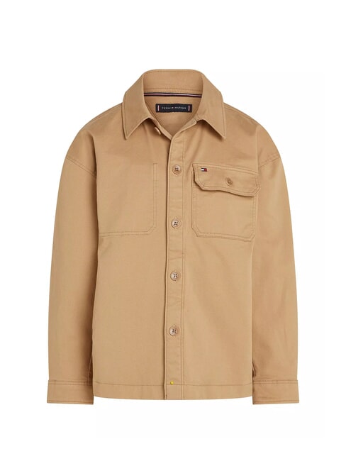 TH KIDS Overshirt-Jacke klassisches Khaki - Kinderhemden