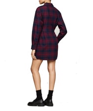 TOMMY HILFIGER TH JEANS  Tartan-Kleid - Damenkleider