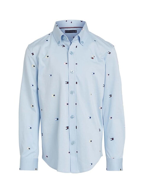 TH KIDS Langärmliges Baumwollhemd Gefäß blau - Kinderhemden