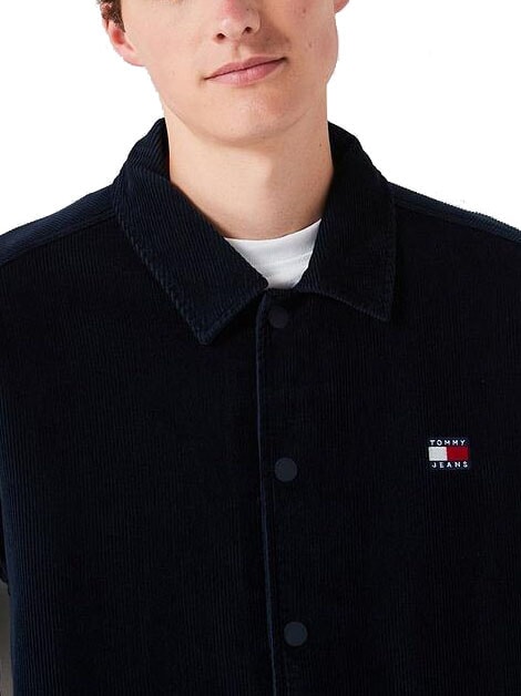 TH JEANS Overshirt Hemd dunkle Nachtmarine - Herrenhemden