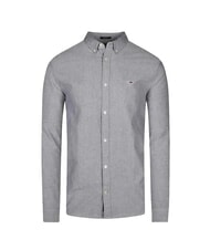 TOMMY HILFIGER TH JEANS Baumwollhemd dunkle Nachtmarine - Herrenhemden - 4