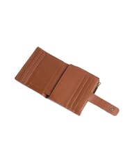 COCCINELLE METALLIC SOFT Mini-Geldbörse aus Leder Cognac - Brieftaschen Damen - 2