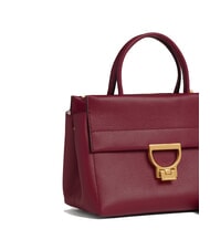 COCCINELLE ARLETTIS Handtasche aus gehämmertem Leder Johannisbeere - Damentaschen - 3