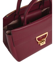 COCCINELLE ARLETTIS Handtasche aus gehämmertem Leder Johannisbeere - Damentaschen - 4