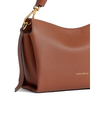 COCCINELLE BOHEME Handtasche, mit Schultergurt, aus Leder Cognac/Schwarz - Damentaschen - 3