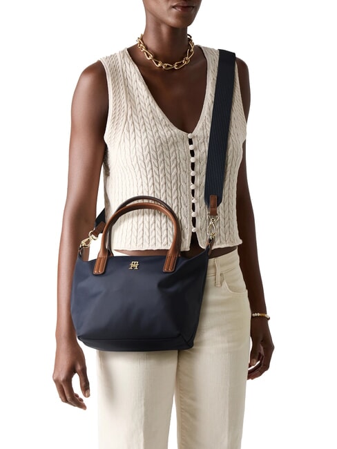 POPETTE Handtasche mit Schultergurt spaceblau/schwarz - Damentaschen