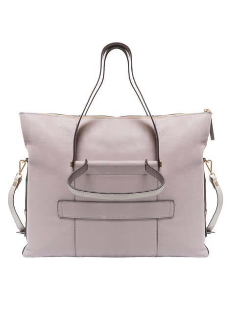 CAMPIONARIO - CIRCLE  15,6-Zoll-Laptoptasche aus Leder lila/lila - Arbeitstaschen